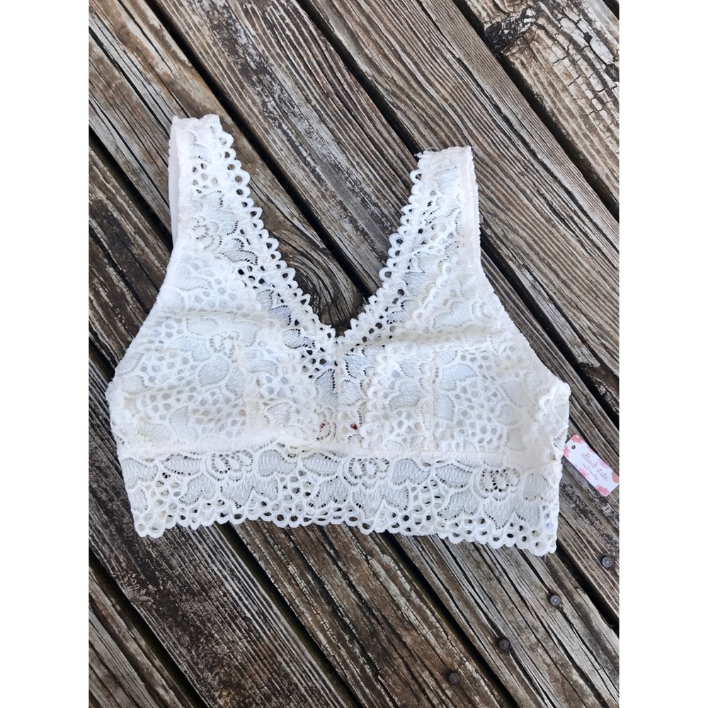 Alter’d State Intimates Ivory Lace Bralette